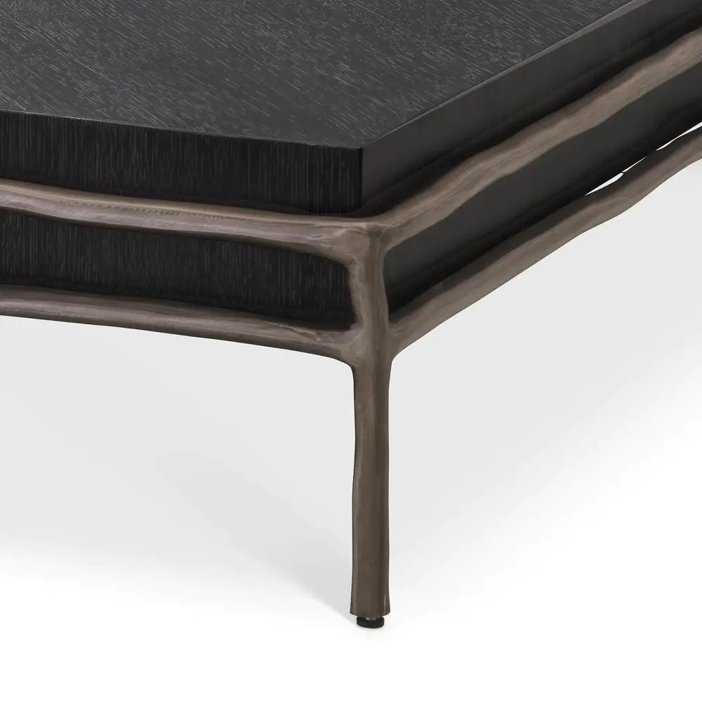 Eichholtz Premier Coffee Table in Charcoal Grey Oak Veneer