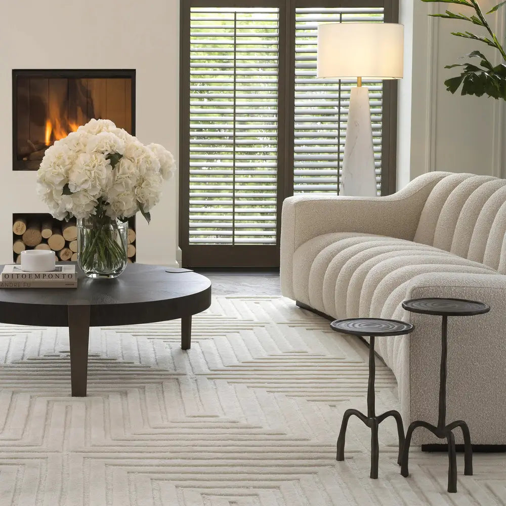 Kubu Round Side Table - Bronze Eichholtz 2