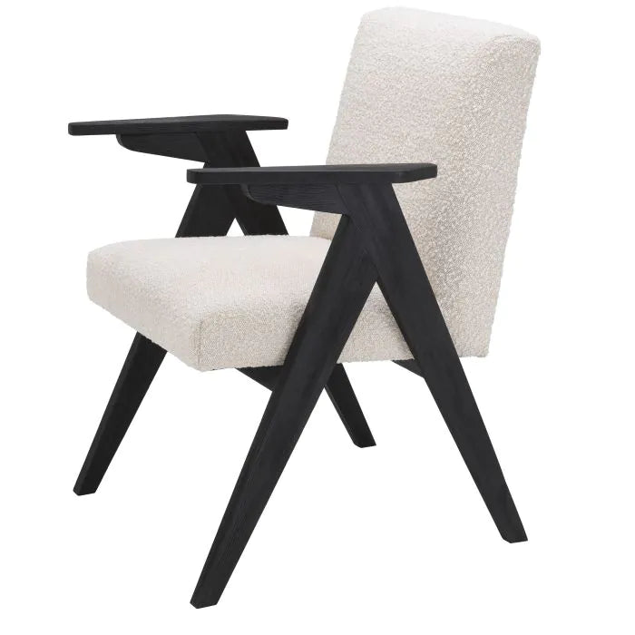 Bobo Dining Chair - Bouclé Cream Eichholtz 2