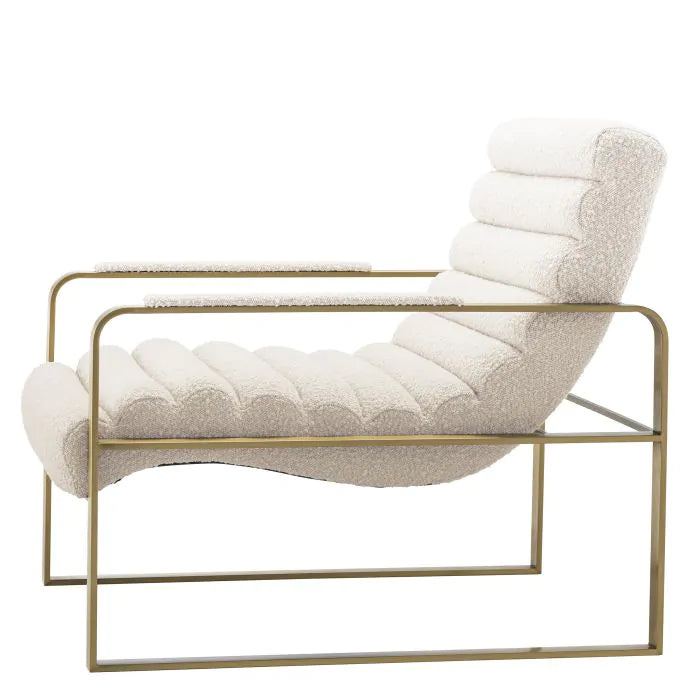 Eichholtz Olsen Chair in Olsen Bouclé Cream