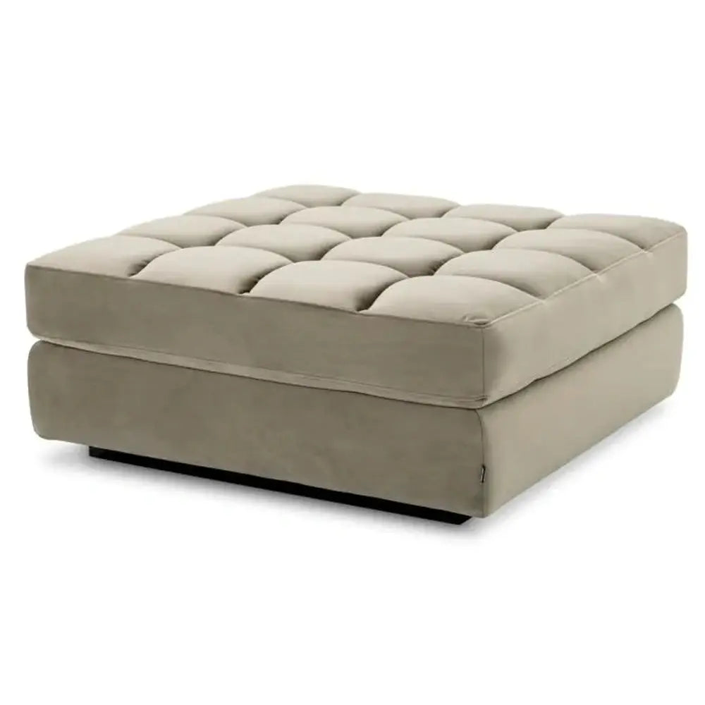 Dean Sofa Ottoman - Savona Greige Velvet Eichholtz 1