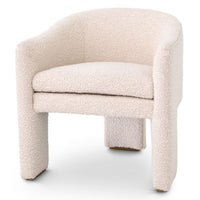 Eichholtz Pebbles Chair in Bouclé Cream