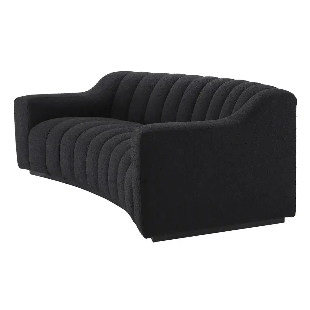 Eichholtz Kelly Small Sofa in Bouclé Black