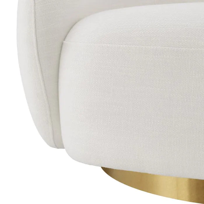 Eichholtz Brice Swivel Chair - Avalon White