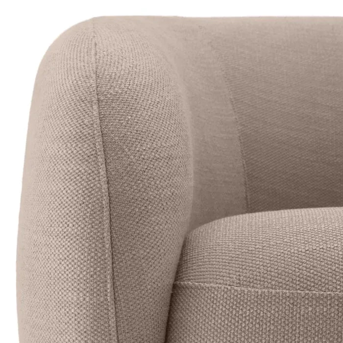 Eichholtz Brice Swivel Chair in Avalon Sand