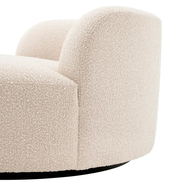 Björn Round Sofa - Bouclé Cream Eichholtz 4
