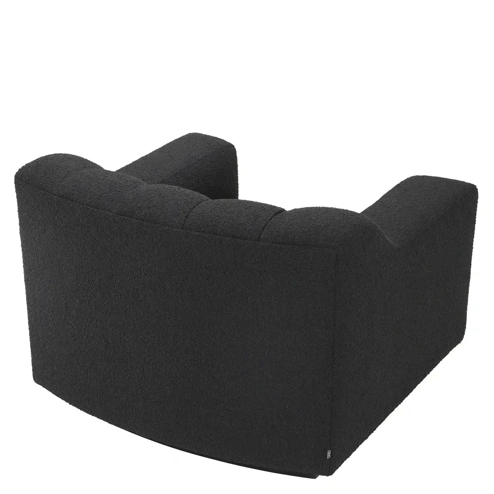 Kelly Chair - Bouclé Black Eichholtz 4