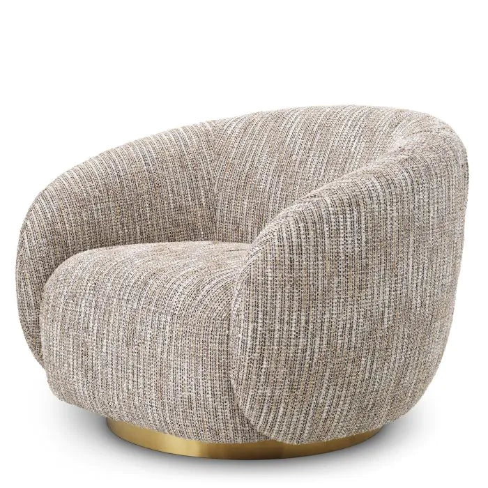 Brice Swivel Chair - Mademoiselle Beige Eichholtz 2