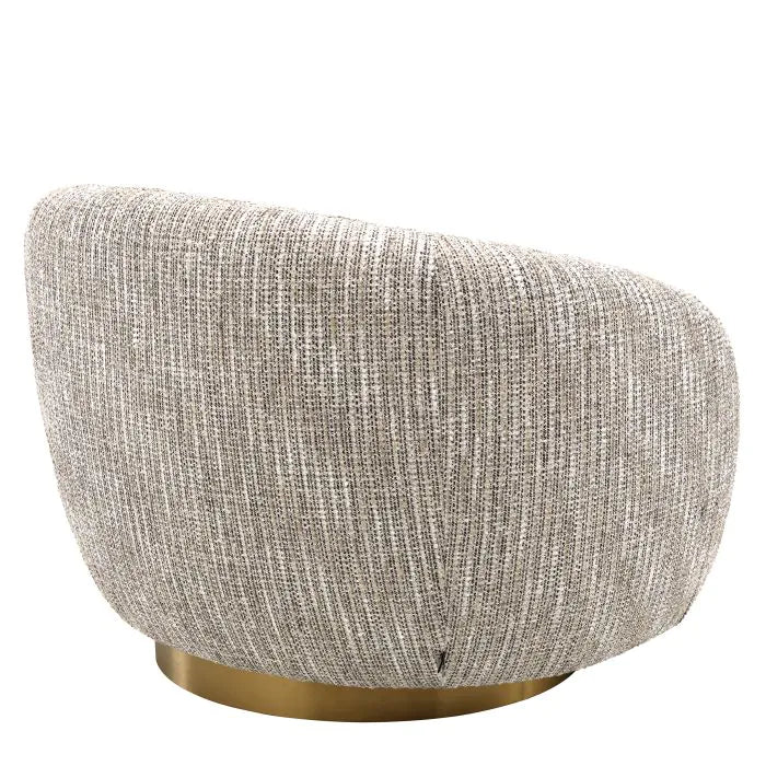 Brice Swivel Chair - Mademoiselle Beige Eichholtz 3