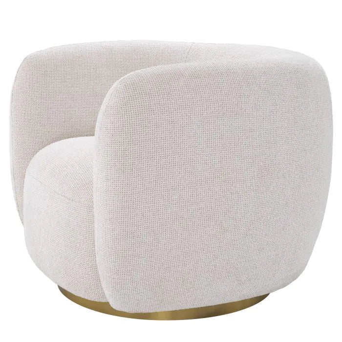 Roxy Swivel Chair - Lyssa Off-White Eichholtz 3