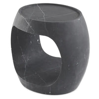 Eichholtz Clipper Low Side Table in Honed Black Marble