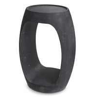 Eichholtz Clipper Side Table in High Honed Black Marble