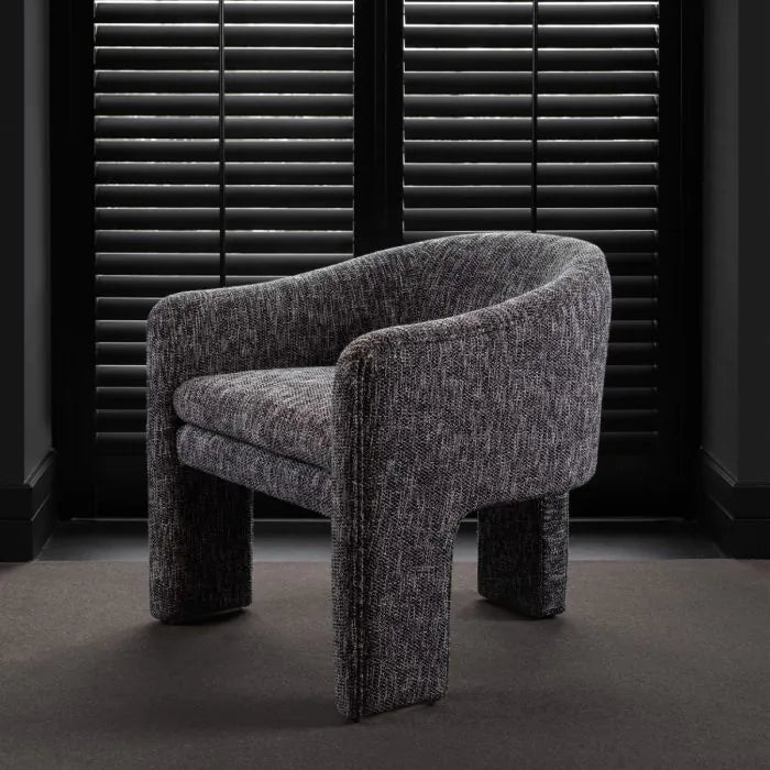 Eichholtz Pebbles Chair in Cambon Black