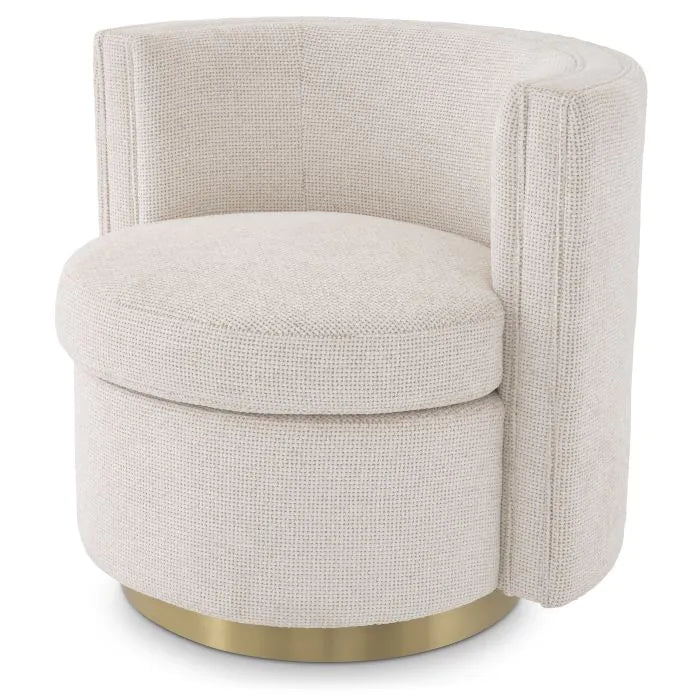 Amanda Swivel Chair - Lyssa Off-White Eichholtz 3
