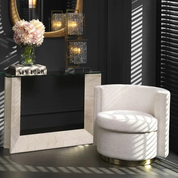 Amanda Swivel Chair - Lyssa Off-White Eichholtz 2