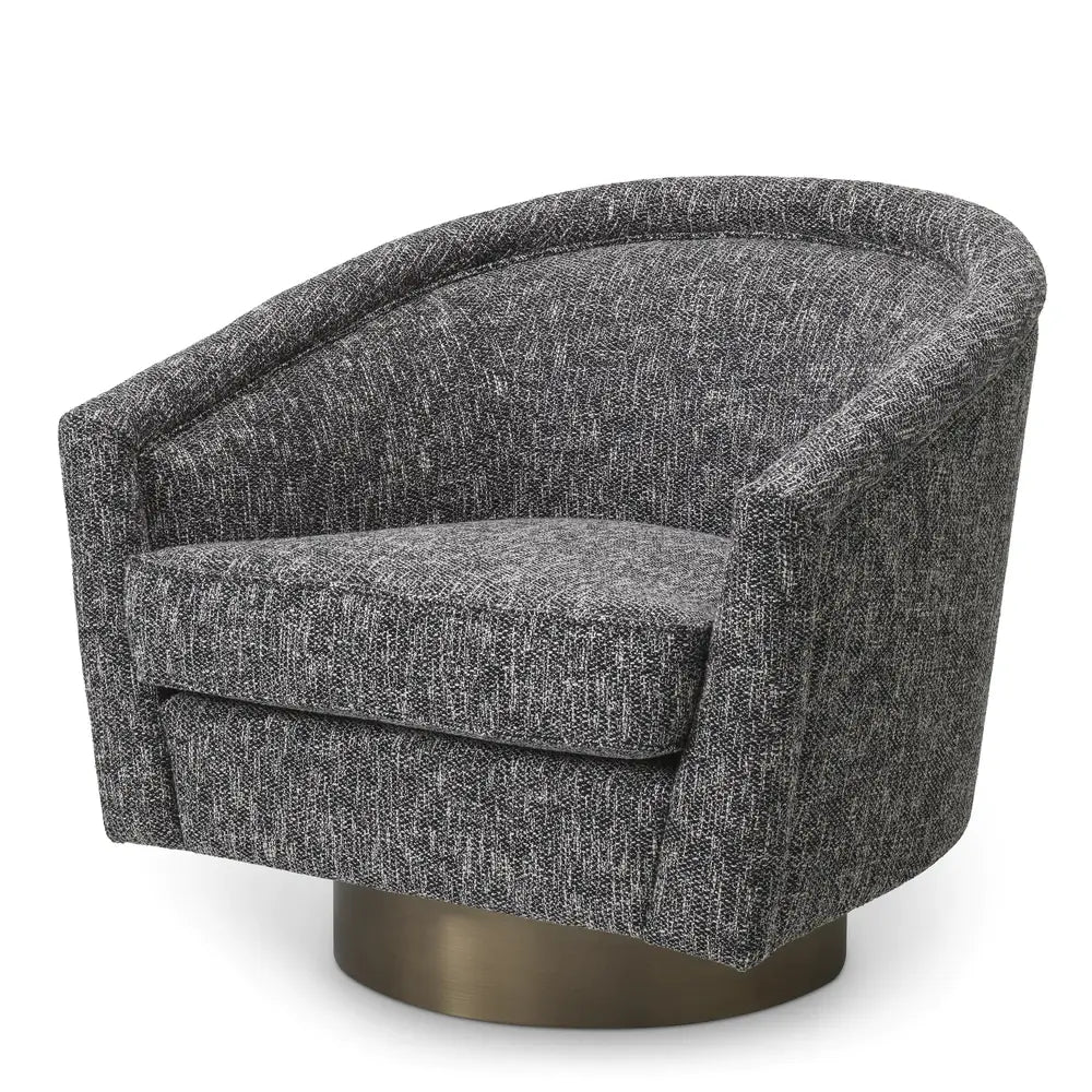 Eichholtz Catene Swivel Chair in Cambon Black