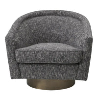 Eichholtz Catene Swivel Chair in Cambon Black