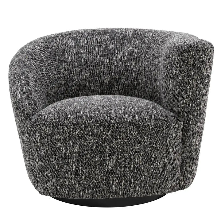 Colin Right Swivel Chair - Cambon Black Eichholtz 1