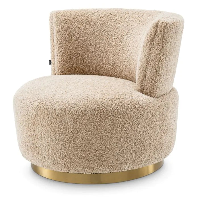 Swivel Chair - Alonso Canberra Sand Eichholtz 2