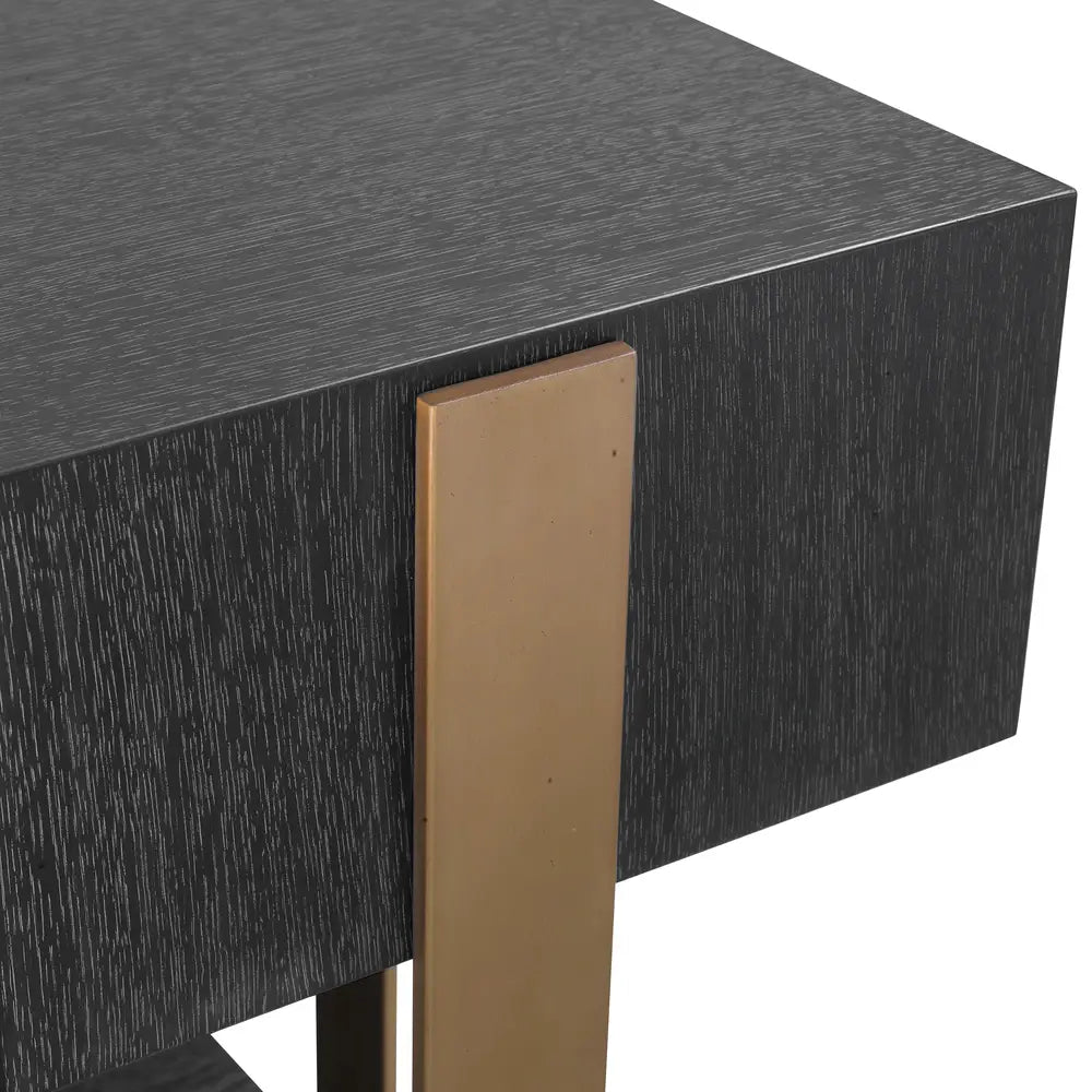 Charcoal online console table