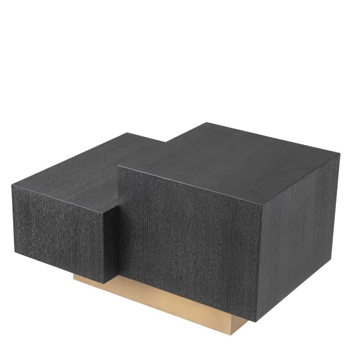 Eichholtz Nerone Side Table in Charcoal Grey Oak Veneer