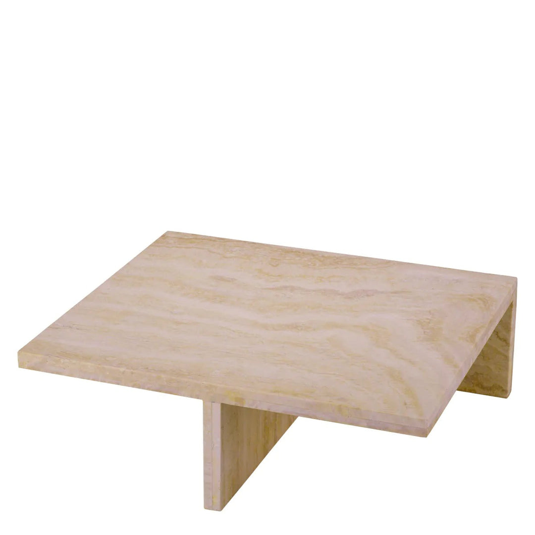 Amara Square Coffee Table - Travertine Eichholtz 3