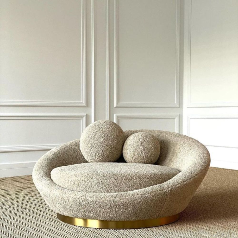 Eichholtz Duardo Sofa in Bouclé Cream