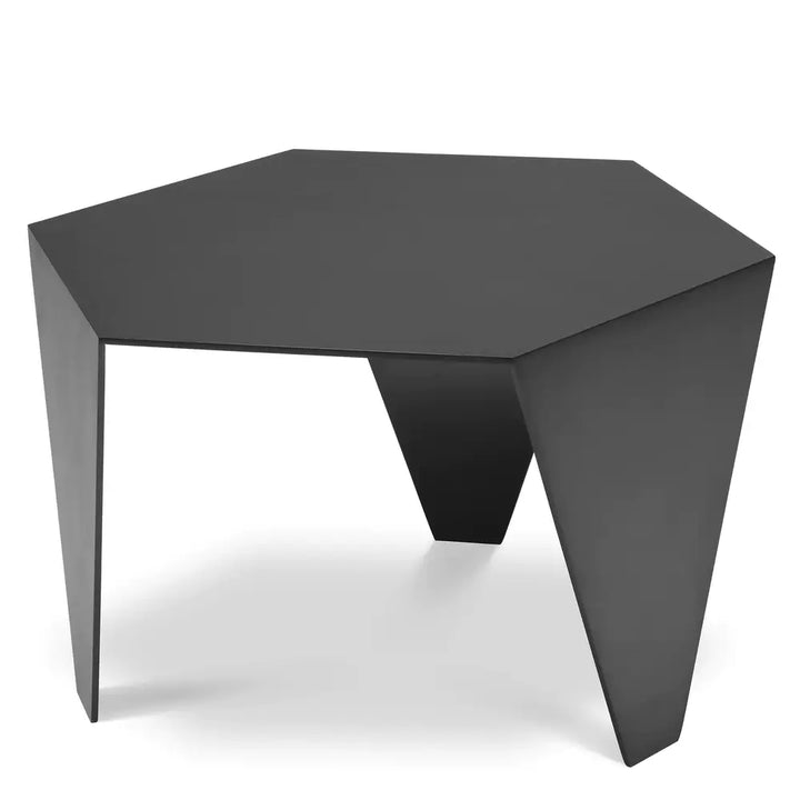 Metro Hexagon Side Table - Bronze Eichholtz 3