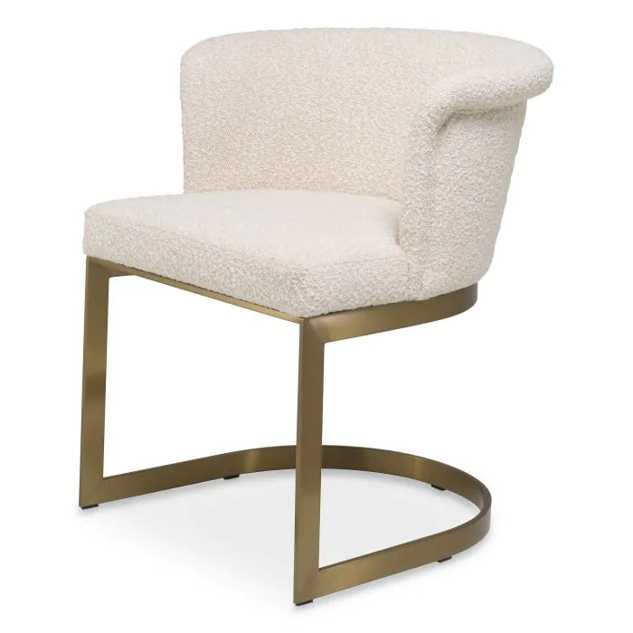 Bofinger Dining Chair - Bouclé Cream Eichholtz 1