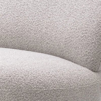 Eichholtz Clément Swivel Chair in Bouclé Grey