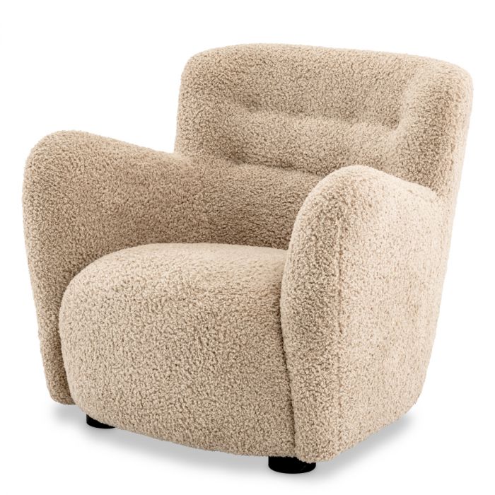 Eichholtz Bixby Chair in Canberra Sand