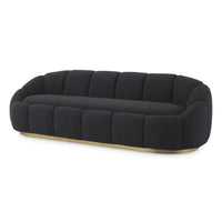 Eichholtz Inger Sofa in Bouclé Black