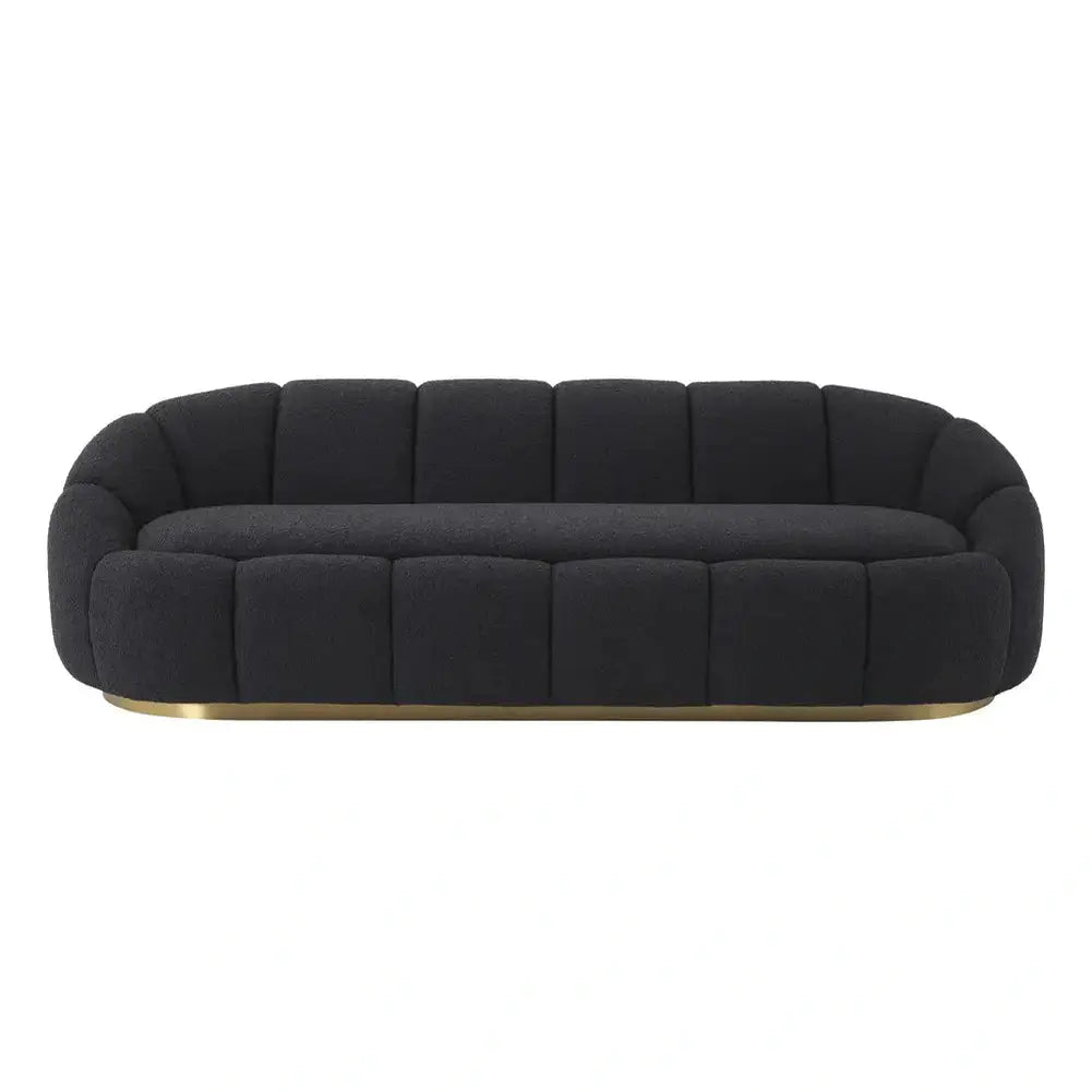 Eichholtz Inger Sofa in Bouclé Black