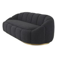 Eichholtz Inger Sofa in Bouclé Black