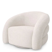 Eichholtz Novelle Swivel Chair in Lyssa off-White