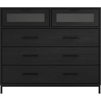 O&Co Marcie Chest of Drawers in Matte Black