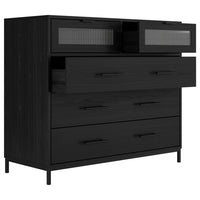 O&Co Marcie Chest of Drawers in Matte Black