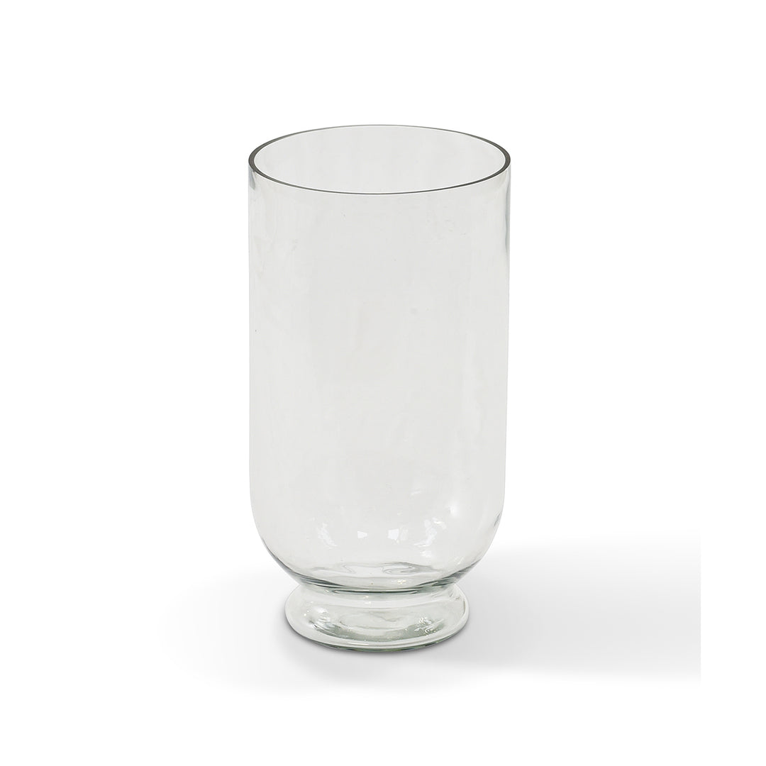 Ashton Hurricane Vase - Clear Glass Garden Trading 1