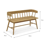 Garden Trading Bramley Bench Natural