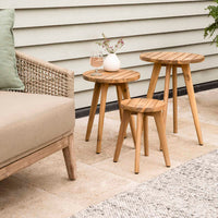 Garden Trading Cottenham Set of 3 Side Tables Natural