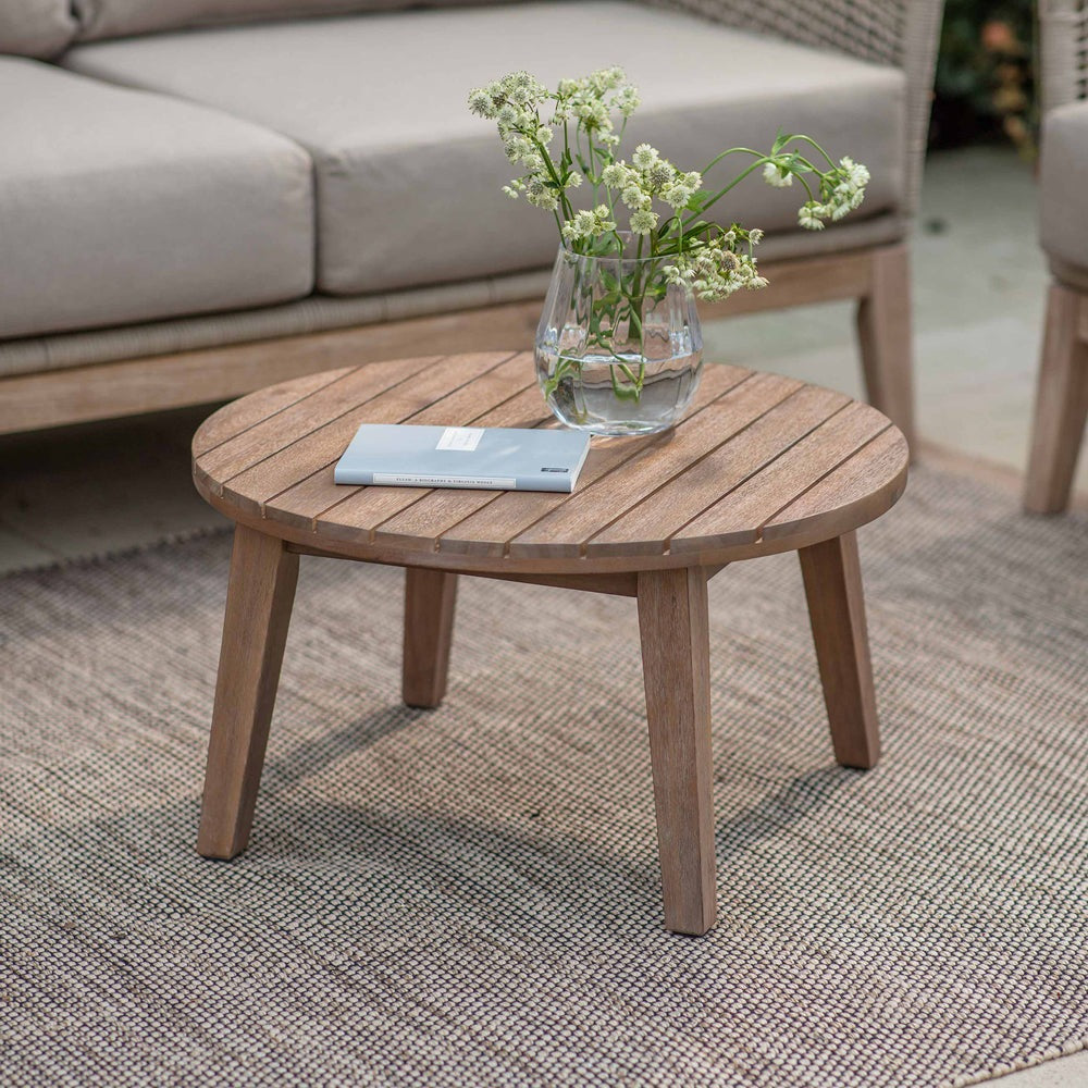 Garden Trading Durley Coffee Table Small Dark Natural