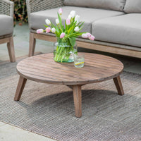 Garden Trading Durley Coffee Table Large Dark Natural