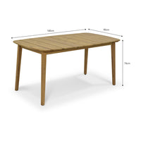 Garden Trading Harford Dining Table Small Natural