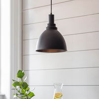 Garden Trading Hillingdon Steel Easy-Fit Pendant Shade in Black