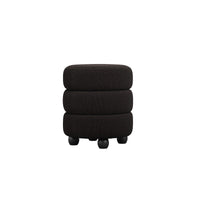 O&Co Emily Pouffe in Black