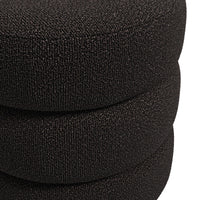 O&Co Emily Pouffe in Black