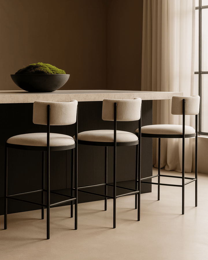 Envie I Counter Stool - Giselle Grey Beige Tommy Franks 2