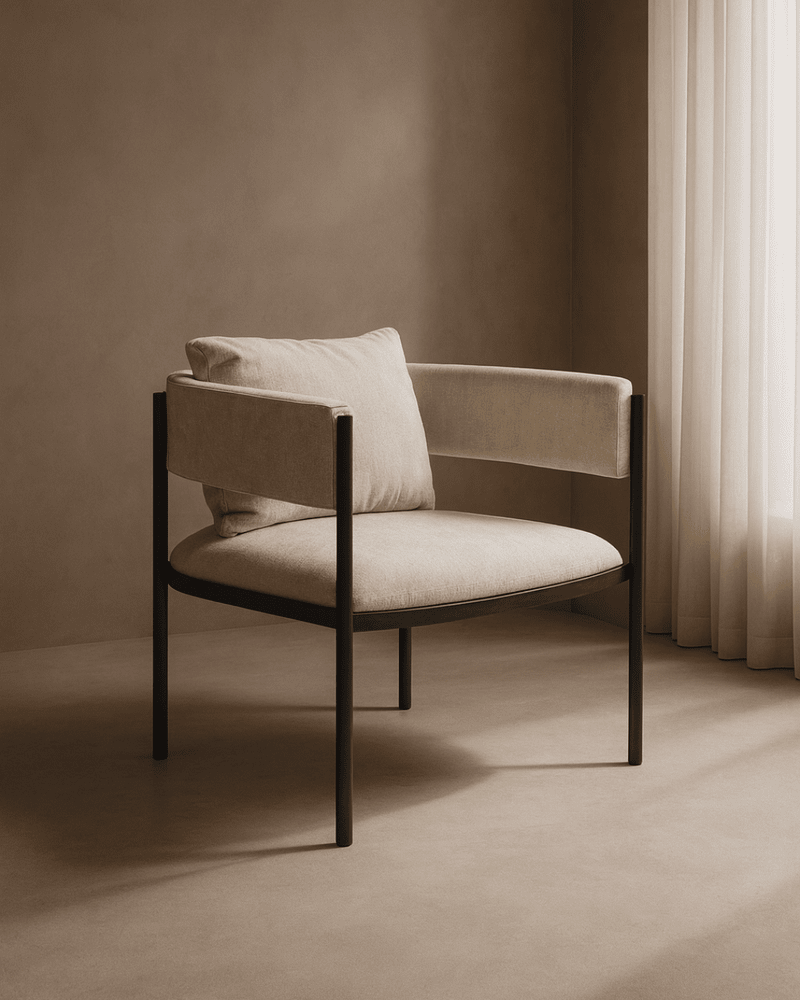 Envie I Lounge Chair - Giselle Grey Beige Tommy Franks 2