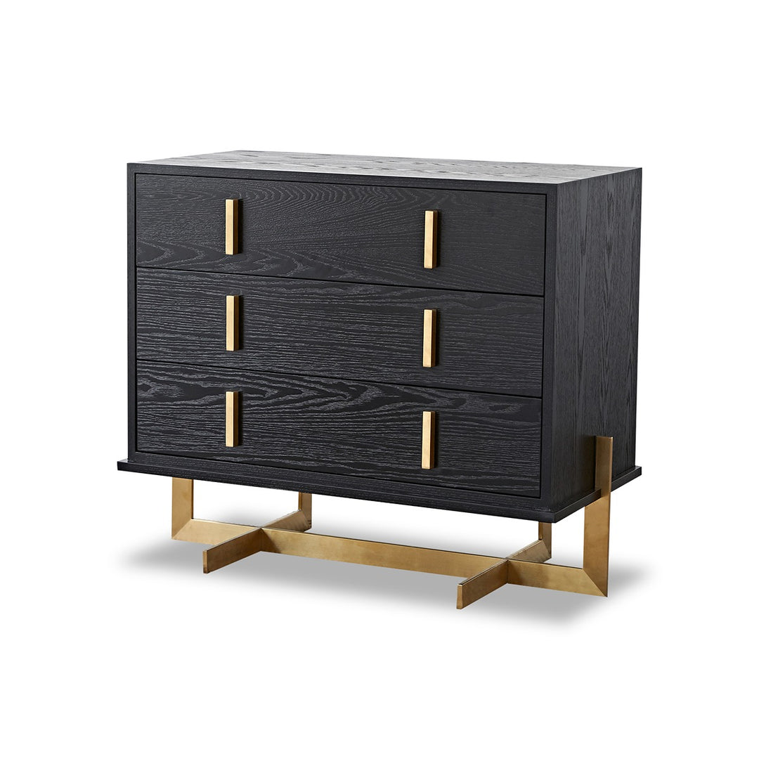 Archivolto Chest of Drawers - Wenge & Brushed Brass LiangAndEimil 2
