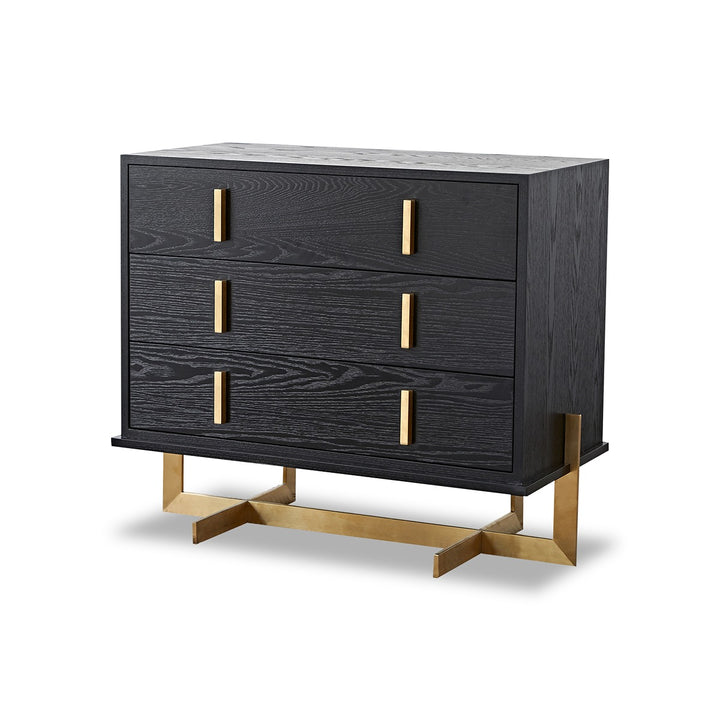 Archivolto Chest of Drawers - Wenge & Brushed Brass LiangAndEimil 2